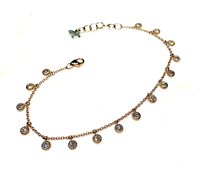 Bracciale Dalla Bona Donna Firenze in Oro giallo Diamante CHARMINI MICROGRANA DIA CT 0.48 G/VS